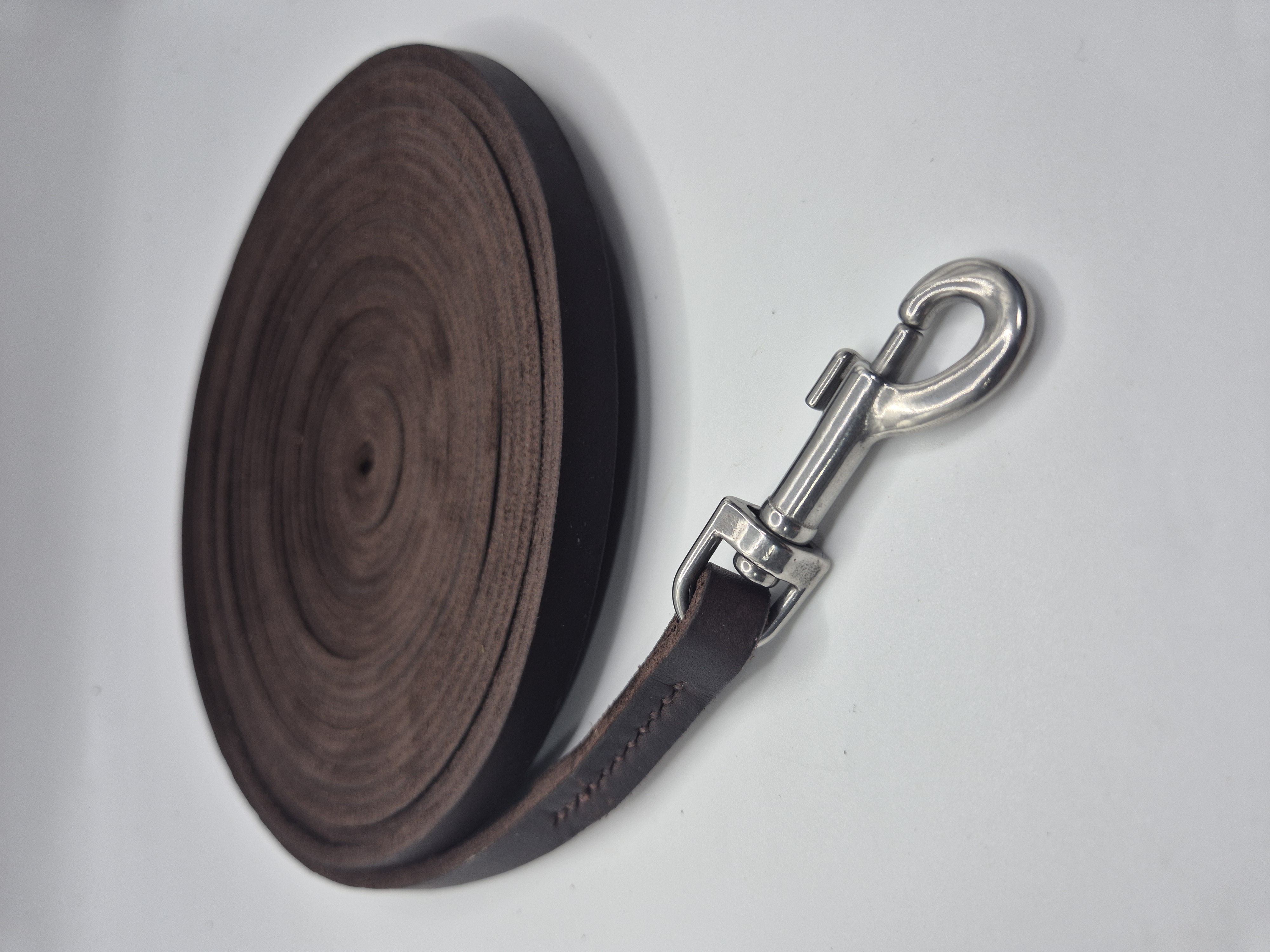 Mantrailing Leine Leder